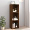 Gossi biblioteca/dulap tv, stejar maro, 36x30x114 cm, lemn prelucrat