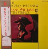Vinil LP # "Japan Press" Hank Williams &lrm;&ndash; The Legend Lives Anew - Hank Williams With Strings (EX)