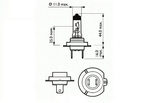 Bec Far H7 12V 55W Px26d Basic Sct 45421 202907