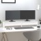 Gossi suport pentru monitor, alb, 100x27x15 cm, lemn masiv pin