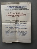 bnk rev Afis Conservatorul Ciprian Porumbescu - 1984