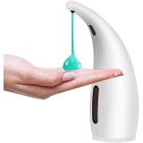 Dispenser automat de sapun Greatmay, senzor inteligent reglabil 4 niveluri, 300 ml, fara atingere, rezistent la apa IP65, culoare Alb