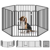 PawHut Tarc de Joaca Rezistent pentru Caini din 6 Panouri pentru Animale de Companie Interior Exterior | Aosom Romania