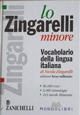 LO ZINGARELLI MINORE. VOCABOLARIO DELLA LINGUA ITALIANA-NICOLA ZINGARELLI-242380
