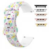 Cumpara ieftin Curea silicon, compatibila Apple Watch 9|8|7|6|5|4|3|2|1 Series, 41mm|40mm|38mm, Quick Release, Dream White