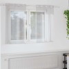 VidaXL Perdele cu perdele 2 pcs Gri deschis 140x140cm Poliester 4107997