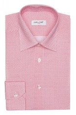 Camasa barbati rosie cu print C001SL