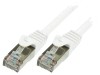 Patch Cord F/UTP Cat6 7.5m Alb Ecranat, Logilink