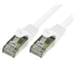 Patch Cord F/UTP Cat6 7.5m Alb Ecranat, Logilink