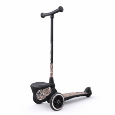 Trotineta copii pliabila, suport jucarie, Highwaykick 2 Lifestyle Brown Line, 2 ani +, pana la 50 kg, Scoot Ride foto
