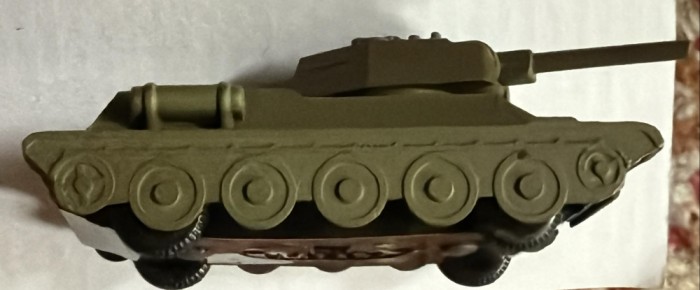 TANC RUSESC(90 mm.)in CUTIA ORIGINALA,anii&#039;80,,IGRUSHKA TANK&quot;F.BUN