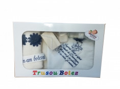 Trusou botez fetite - set personalizat biserica TB29ALINUTA foto