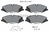 TEXTAR 2502201 Q+ set placute frana,frana disc