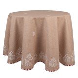 Cumpara ieftin Fata masa Craciun bumbac multicolor Turta Dulce 170 cm