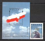 Polonia.1993 75 ani Republica MP.279, Nestampilat