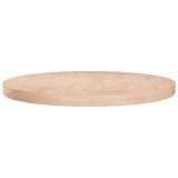 Cumpara ieftin Blat de masa rotund, &Oslash;60x4 cm, lemn masiv stejar netratat