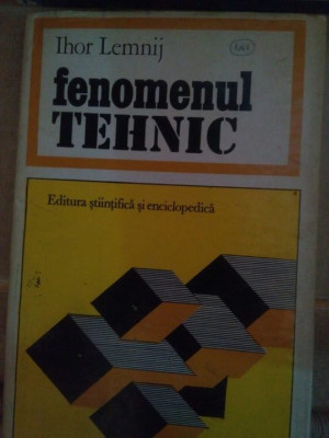 Ihor Lemnij - Fenomenul tehnic (1976) foto