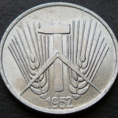 Moneda 1 PFENNIG - RD GERMANA/ GERMANIA DEMOCRATA, anul 1952 *cod 2873 A = A.UNC