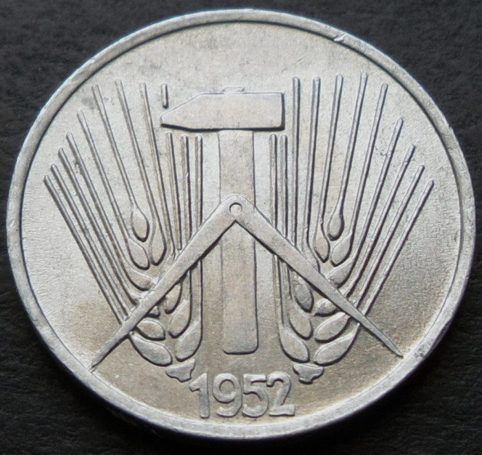 Moneda 1 PFENNIG - RD GERMANA/ GERMANIA DEMOCRATA, anul 1952 *cod 2873 A = A.UNC