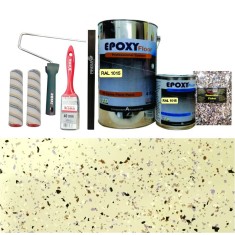 Kit Complet Vopsea Epoxidica Crem Cappucino
