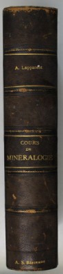 COURS DE MINERALOGIE par A. DE LAPPARENT , 1908 foto