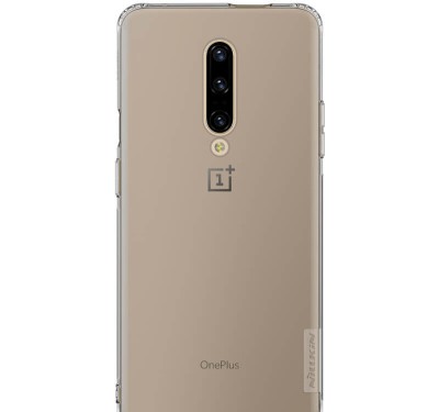 Husa Telefon Nillkin, One Plus 7 Pro, Nature TPU Case, Grey foto