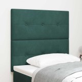 Cumpara ieftin Tăblie cap cu lumini cu bandă LED Ajustabil Verde 90 cm Catifea