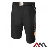 Pantaloni scurti de lucru Professional black , material tercot, rezistenta la rupere