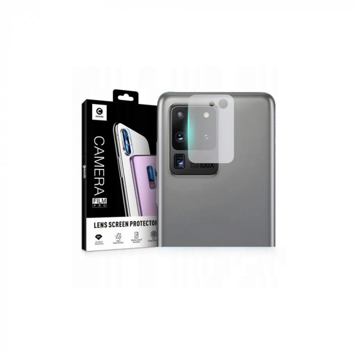 Folie Camera pentru Samsung Galaxy S20 Ultra 4G / S20 Ultra 5G Mocolo Full Clear Camera Glass Transparent