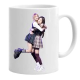 Cana alba personalizata blackpink kpop rose and lisa, INOVATIX&reg;. 330 ml