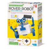 Kit constructie robot hibrid solar, Rover Robot, Green Science, 4M