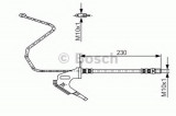 Conducta / cablu frana OPEL ASTRA G Cabriolet (F67) (2001 - 2005) BOSCH 1 987 481 161