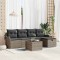 vidaXL Set de canapele pentru grădină 6 pcs Gri 231 x 117 x 85 cm 3358968