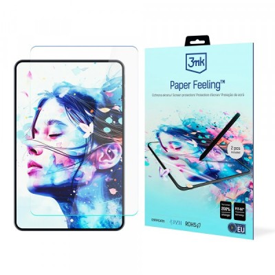 Folie de protectie Ecran 3MK Paper Feel pentru Apple iPad Air 11 (2025) / Air 11 (2024), Plastic, Set 2 bucati foto