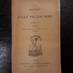 Poezii (1878-1879)- SULLY PRUDHOMME