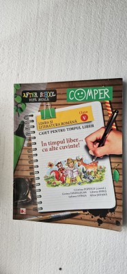 LIMBA SI LITERATURA ROMANA CLASA A V A CAIET PENTRU TIMPUL LIBER POPESCU STINGA foto
