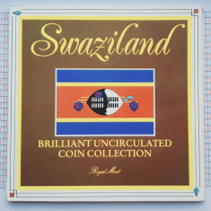 set monetarie 1986 Swaziland 6 monede UNC - M01
