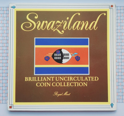 set monetarie 1986 Swaziland 6 monede UNC - M01 foto
