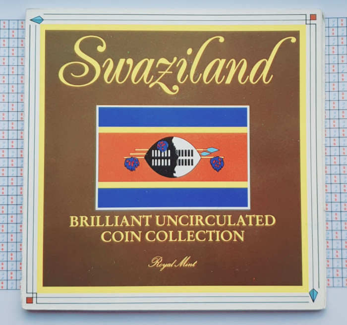 set monetarie 1986 Swaziland 6 monede UNC - M01