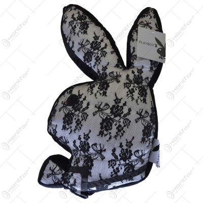 Perna decorativa in forma de iepuras Playboy &amp;ndash; Design dantelat foto