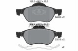 Set placute frana TEXTAR 2453501