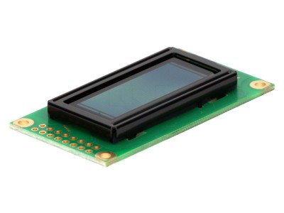 Afișaj OLED alfanumeric 8x2, galben-verde foto