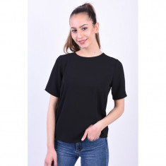 Bluza Maneca Scurta Jaqueline De Yong Run Black foto