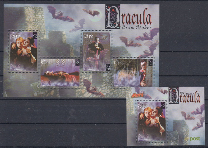 Irlanda 1997 - DRACULA - BL + KB - MNH