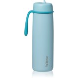 B.Box Stainless Steel Thermos Bottle sticlă termos cu pai Lagoon 690 ml