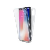 Husa 360 Grade Silicon Transparenta Apple iPhone XS Max Fata Spate Full Cover Protectie Totala