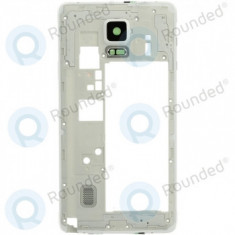 Husa de mijloc alb pentru Samsung Galaxy Note 4 (SM-N910F).