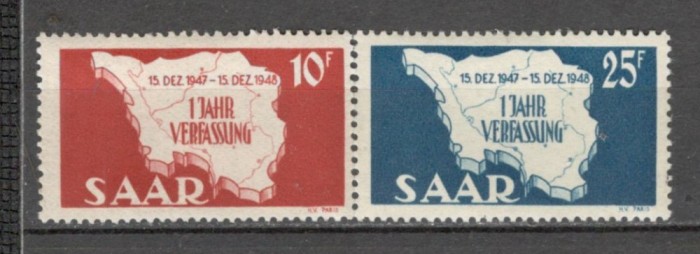 Saarland.1948 1 an Constitutia SS.503