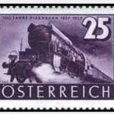 Austria 1937 - Caile ferate, serie nestampilata