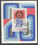 Germany DDR 1974 25 years DDR, perf. sheet, used H.048, Stampilat